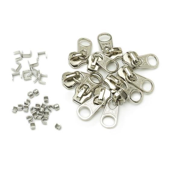 YKKスライダー】金属ファスナー用 スラス上下留めセット 7号 DFW