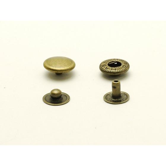 ＜廃止品＞バネホックボタン 大 アンティーク 12.6×5.6mm 10ヶ【メール便対応】 [SEIWA]  レザークラフト廃盤商品｜lc-palette｜03