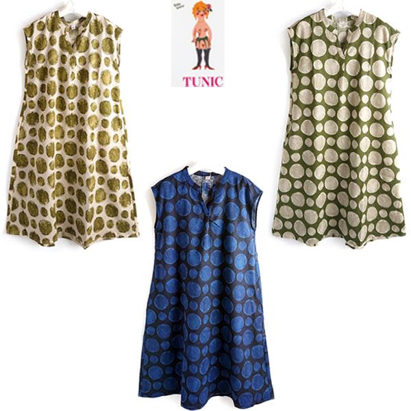 新作からsaleアイテム等お得な商品満載 ワンピース フレンチ袖 綿 麻 水玉プリント ｔｕｎｉｃ チュニック ｖカットネック n 日本製 送料無料 ワンピース カラー グリーン ｃ Apcmq Com