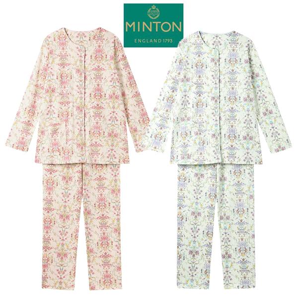 新品ワコール　ミントン　MINTON パジャマS ② 長袖 WACOAL（ワコール） パジャマ 長袖 ミントン 綿100％スムースニット