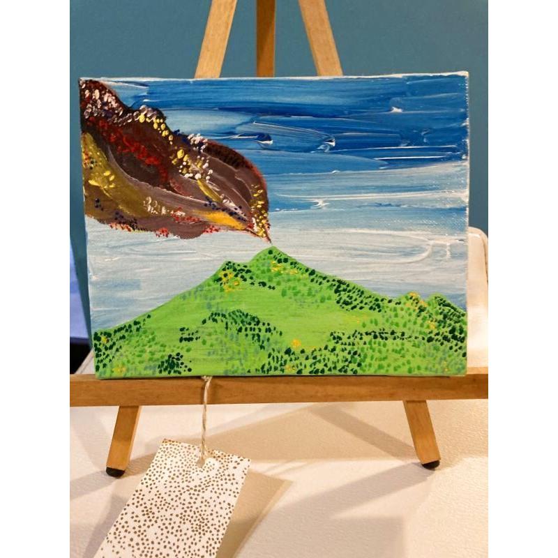 人気ブランド 一点ものアート Etna Cielo エトナ山と空 Arianna 在庫あり 即納 Turningheadskennel Com