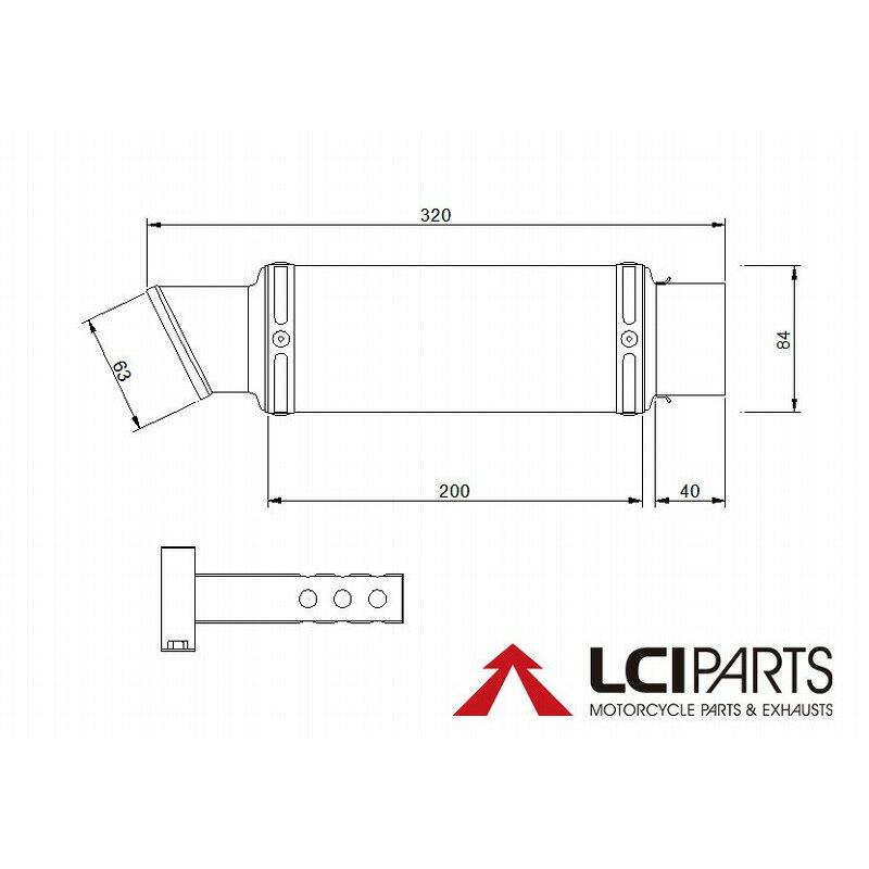 DUCATI ST2 ST4 LCIPARTS LCI ショートカーボン スリップオン マフラー｜lciparts｜03