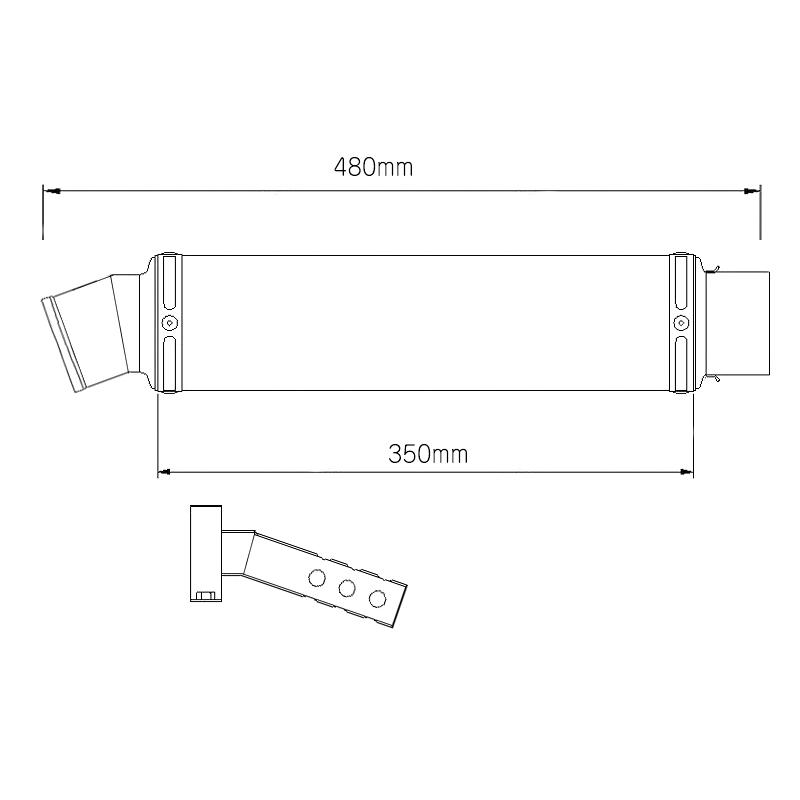 カワサキ Z800 2013-2016 LCIPARTS LCI ラウンドステンレス スリップオン マフラー｜lciparts｜03