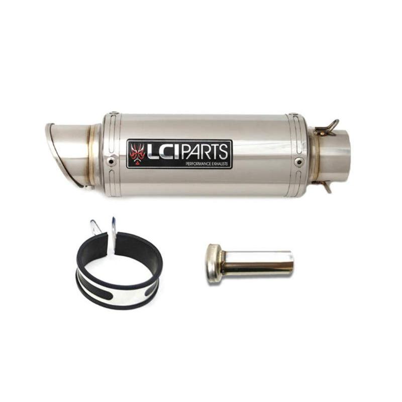 LCIPARTS | 汎用 スリップオン ショートサイレンサーGP ステンレス