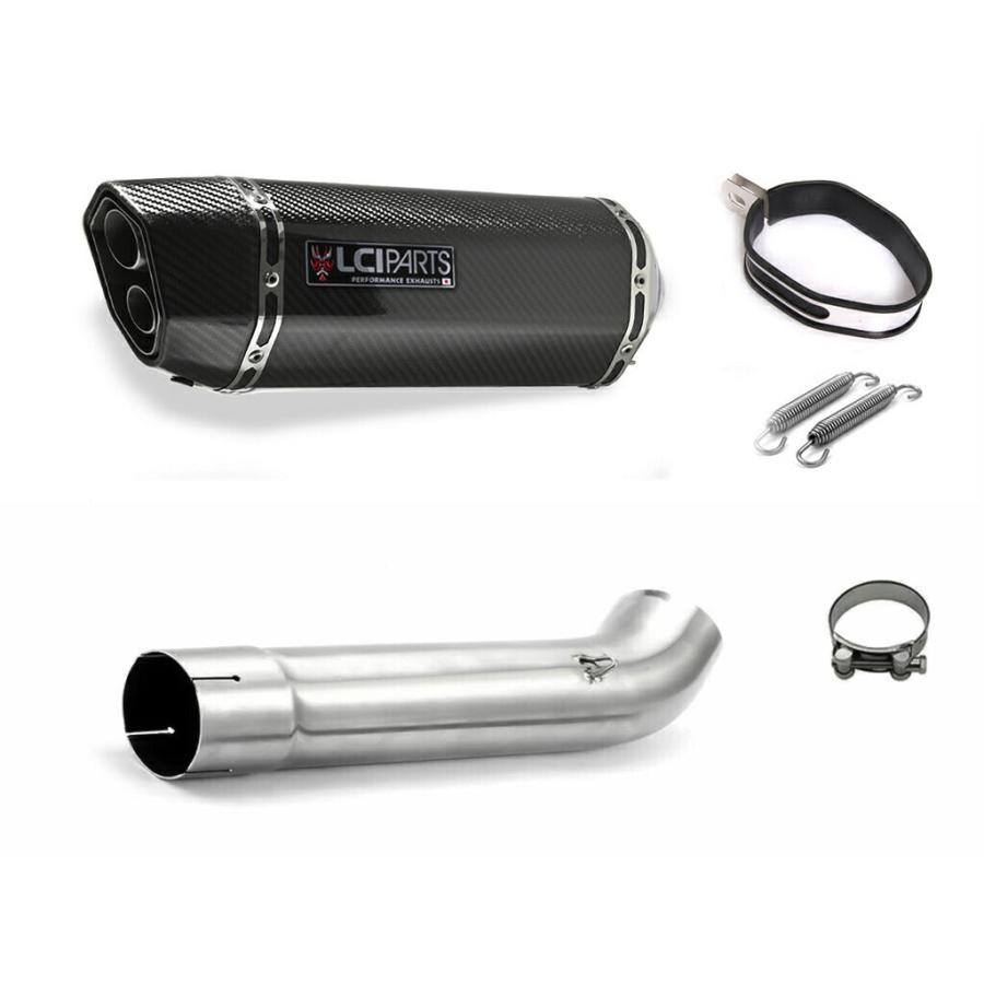 ヤマハ FZR250R 1988 3HX LCIPARTS LCI ツインエンド カーボン スリップオン マフラー