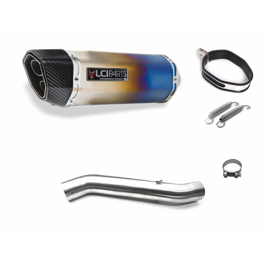 ホンダ CBR600F4i 2001-2006 PC35 LCIPARTS LCI ツインエンド チタン スリップオン マフラー