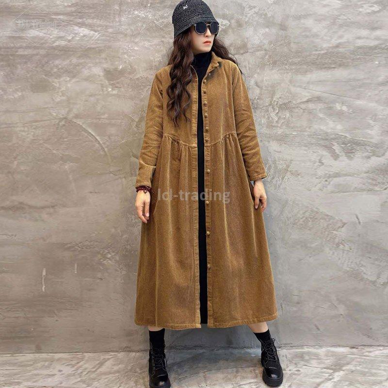 コート レディース ロングコート 30代40代 オシャレ 秋 アウター 女性 大人 韓国風 ジャケット Ol 通勤 ゆったり ウインドブレーカー Vntfr0x3tn コート アウター allgolf Com