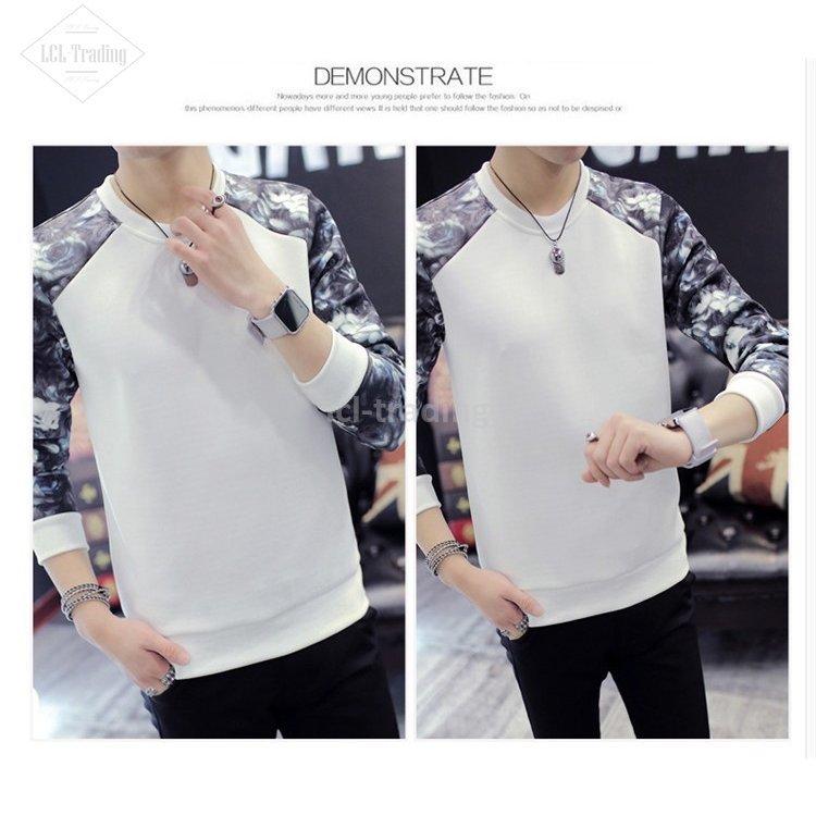 いいスタイル ファッション 韓国 レイヤード 重ね着 無地 長袖 メンズ Tシャツ 秋 メンズファッション 秋服 秋物 長袖 カラー ブラック Www We Job Com