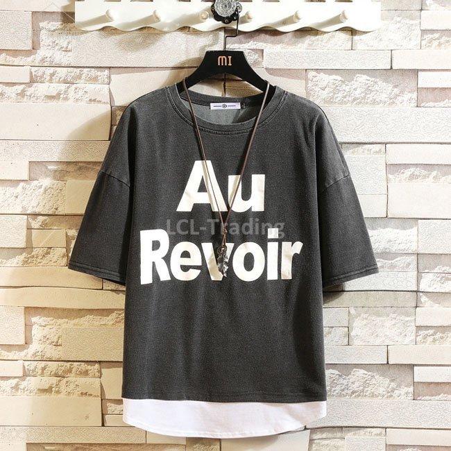 Tシャツ メンズ カットソー Tシャツ プリント トップス 大きいサイズ 夏物 春物 大きいサイズ Tシャツ メンズファッション 3色 熱い販売