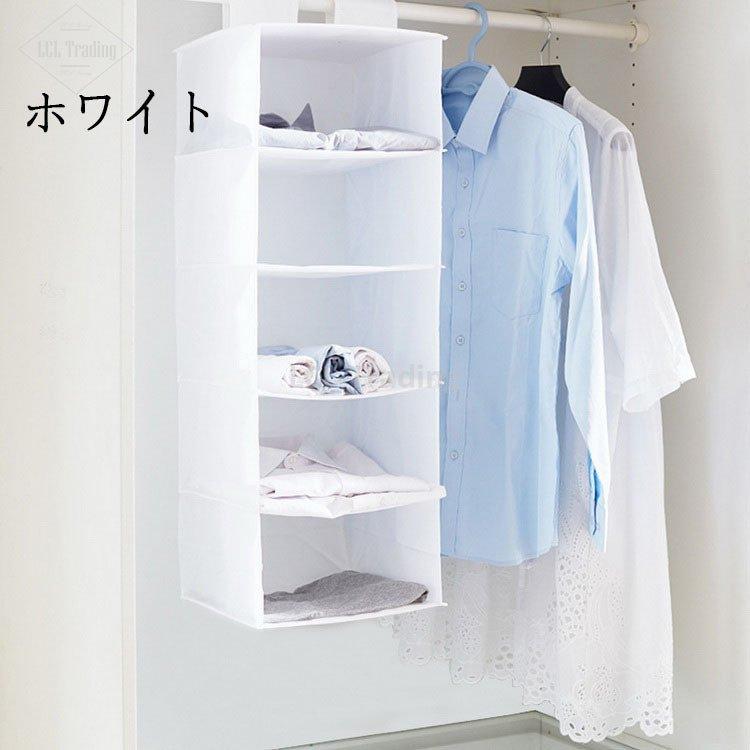 吊るす 収納ラック 吊下げ収納 ラック 吊り下げラック マルチ収納 小物収納 シャツ 衣類 タオル 帽子 鞄 バッグ クローゼット収納 おしゃれ シンプル 無地 5段 Lcl Lcl 通販 Yahoo ショッピング