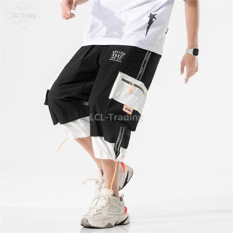 メール便送料無料対応可 クロップドパンツ メンズ カーゴパンツ 七分丈パンツ ショートパンツ イージーパンツ カジュアル 涼しい 夏 Aynaelda Com