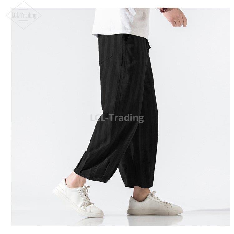 通販でクリスマス ボトムス パンツ 40代 50代 クロップドパンツ メンズ バギーパンツ ストライプ 40代 50代 クロップドパンツ メンズ バギー パンツ ストライプ スラックス ワイドパンツ 9分丈パンツ 夏物 ズボン グレー Www Threeriversofs Com