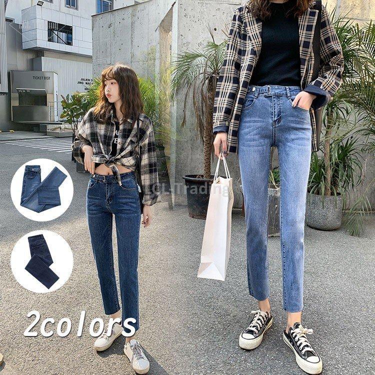 ジーンズ レディース 春 夏 ズボン ロングパンツ ボトムス コーデ デニムパンツ 長ズボン ロングパンツ ジーンズ ジーパン Gパン スリム 大人 代30代40代50代 Lcl Lcl 通販 Yahoo ショッピング