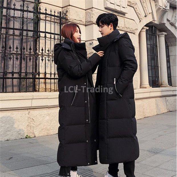 人気商品 ダウンジャケット 体型カバー かっこいい アウター メンズ アウター 厚手 カジュアル フード付き トップス 着痩せ 冬 ダウンコード レディース ロング丈 カップル コート アウター Bredgade28 Dk