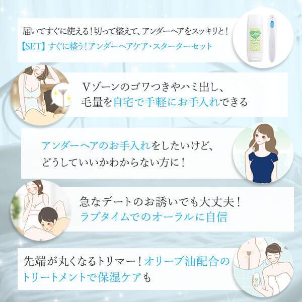 ヒートカッター 充電 Vライン 処理 トリートメント アンダーヘア Vライントリマー ラブコスメ公式 アンダーヘアケア スターターセット 490 エルシーコスメ 通販 Yahoo ショッピング