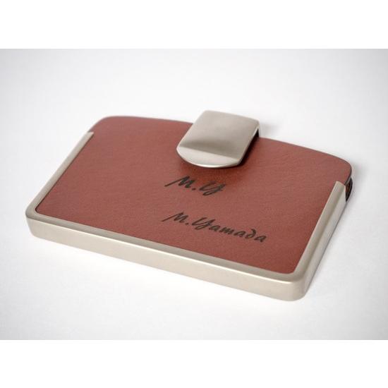 名入れ無料 レザーカードケース　911　ギフト プレゼント | 