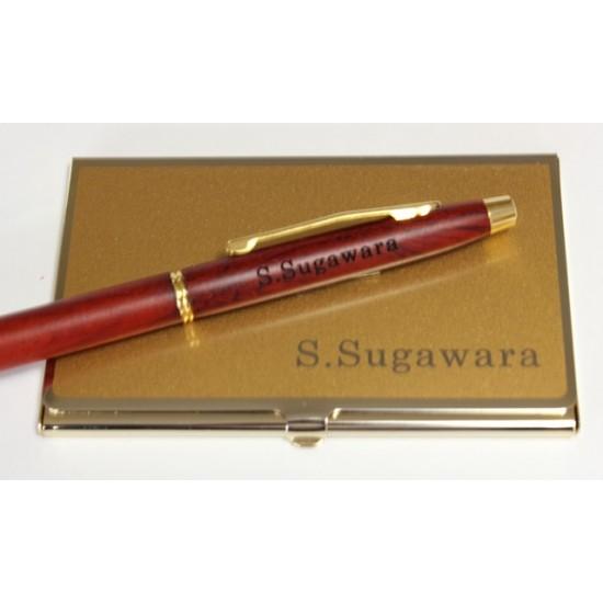 ギフト プレゼント ペン＆カードケース 名入れ 送料無料 |  | 02