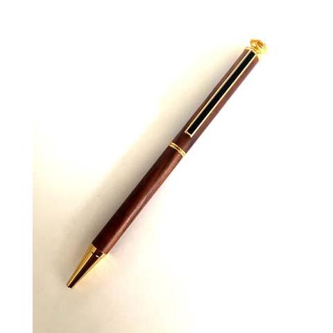 ボールペン天然木 ウオールナット 名入れ 送料無料 ギフト プレゼント 男性 女性 入社祝い 退職祝い 誕生日 バレンタイン 父の日 母の日 | 