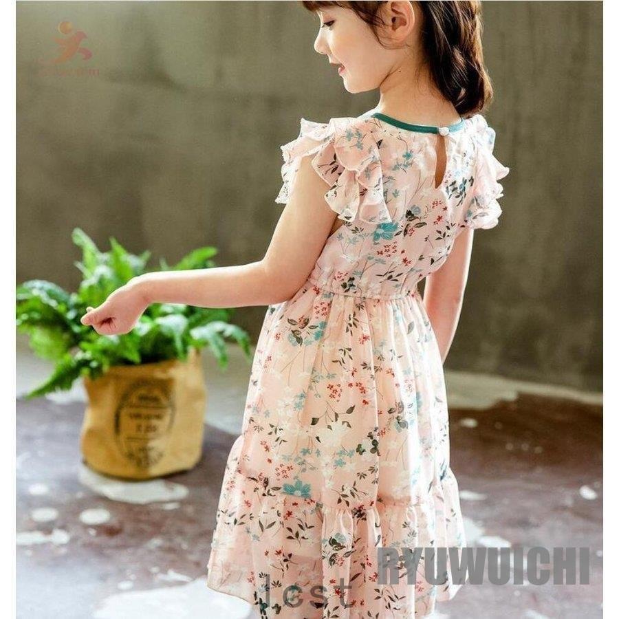 ワンピース 夏 子供ワンピース キッズ 女の子 キッズワンピース 韓国 ジュニア 可愛い 子供服 110 1 130 140 150 160 Cm オープニング 大放出セール