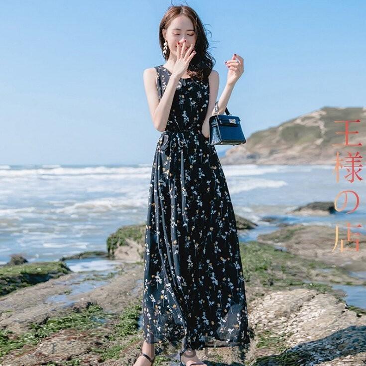 ワンピース レディース ロングワンピース 花柄 ノースリーブ 30代 40代 夏 ワンピ オシャレ Lcs59 Laica 通販 Yahoo ショッピング