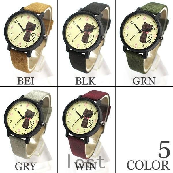 猫 腕時計 レディース 代 30代 40代 おしゃれ 黒猫 可愛い プレゼント 100 正規品