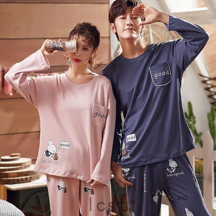 ルームウェア パジャマ カップル 部屋着 ペアパジャマ ペアカップル レディース メンズ 上下セット 長袖 恋人 ご夫婦 寝間着 ペアお揃い Tcqazvrgwz Robixar Com