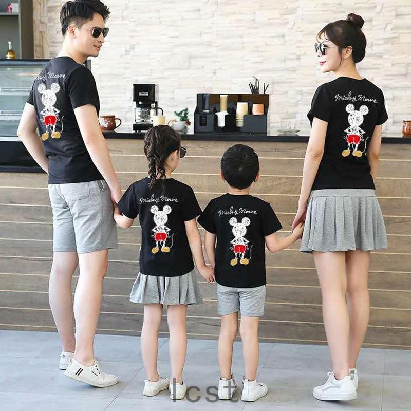 親子ペアルック Tシャツ 親子ペア ミッキー柄 ディズニー 半袖 トップス 親子お揃い 兄弟お 春夏 パパ ママ キッズ 子供服 男女兼用 カジュアル 親子服 おしゃれ Lcs65 Laica 通販 Yahoo ショッピング