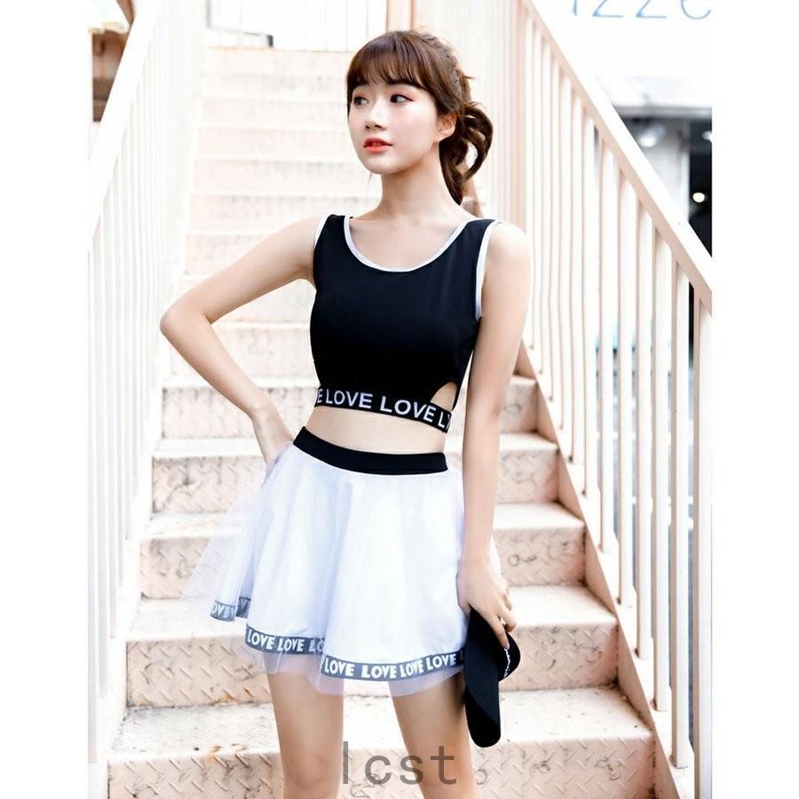 詰替え 水着 レディース 体型カバー ビキニ スカート可愛い 温泉 海水浴 人気 女性用 韓国風 おしゃれ 2点セット 切り替え タンクトップ スカート 代 30代 40代 2色 Www Retailspa Co Uk