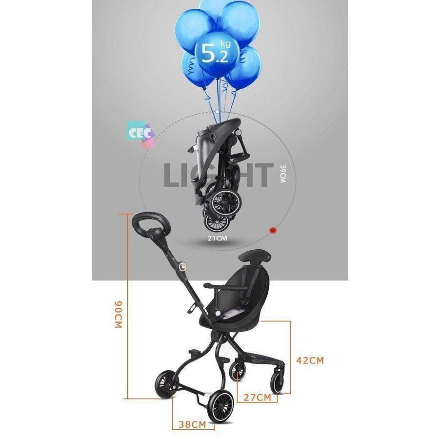 ベビーカー 型 コンパクト 軽量 折りたたみ 4輪 バギー シングルタイヤ-14 