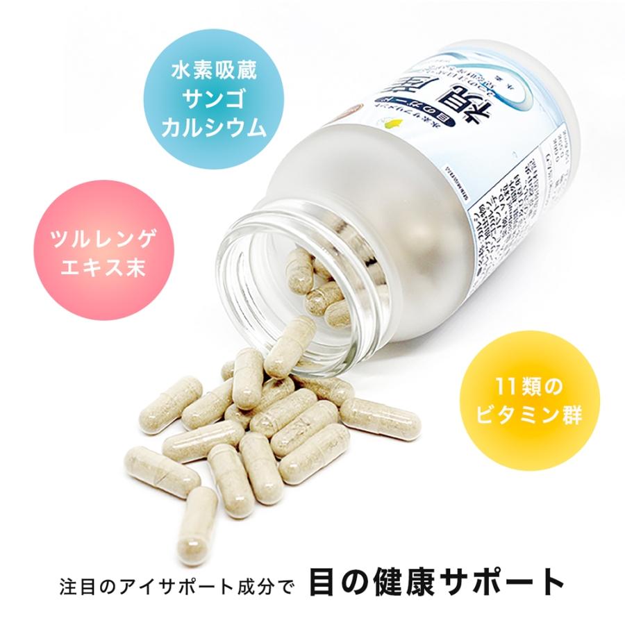 公認店】 水素推進機構 水素サプリメント 目のガード 視産 90粒 水素