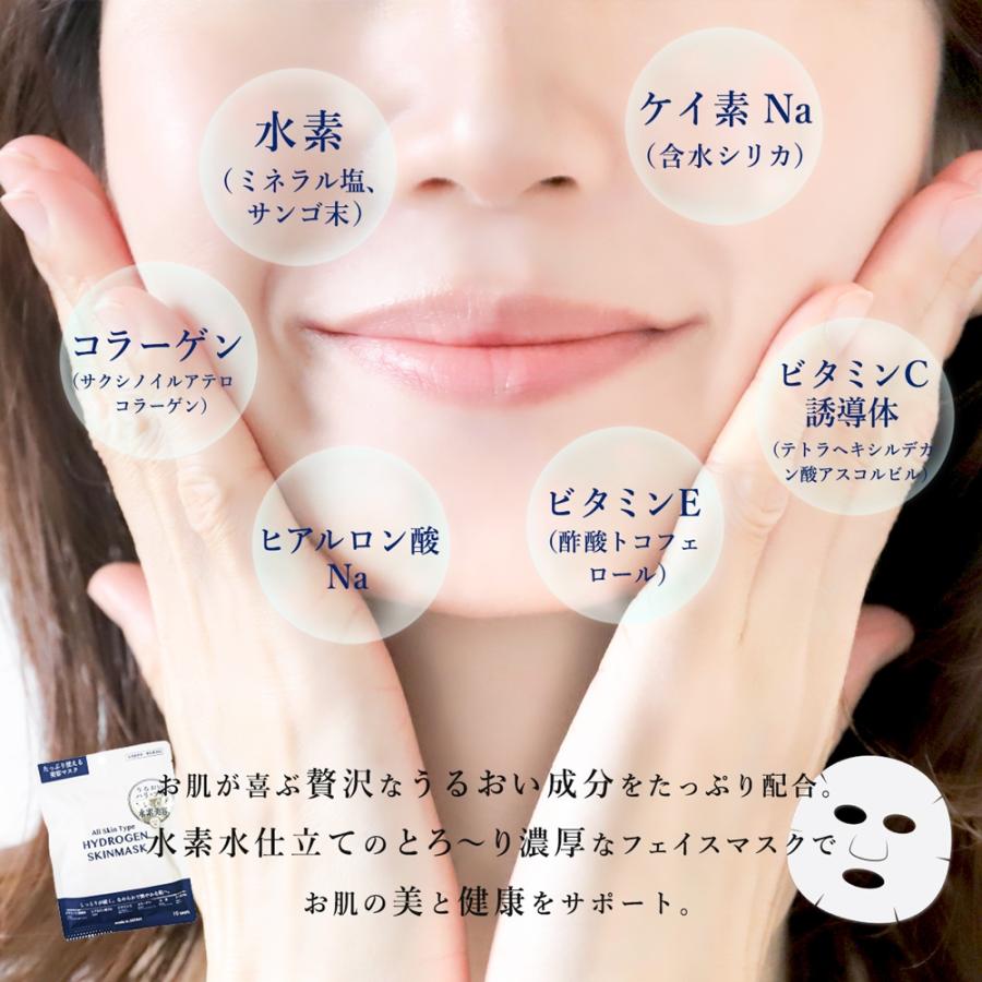 公認店 水素推進機構 フェイスマスク HYDROGEN SKINMASK 10枚入 公認店 水素推進機構 フェイスマスク HYDROGEN SKINMASK 10枚入
