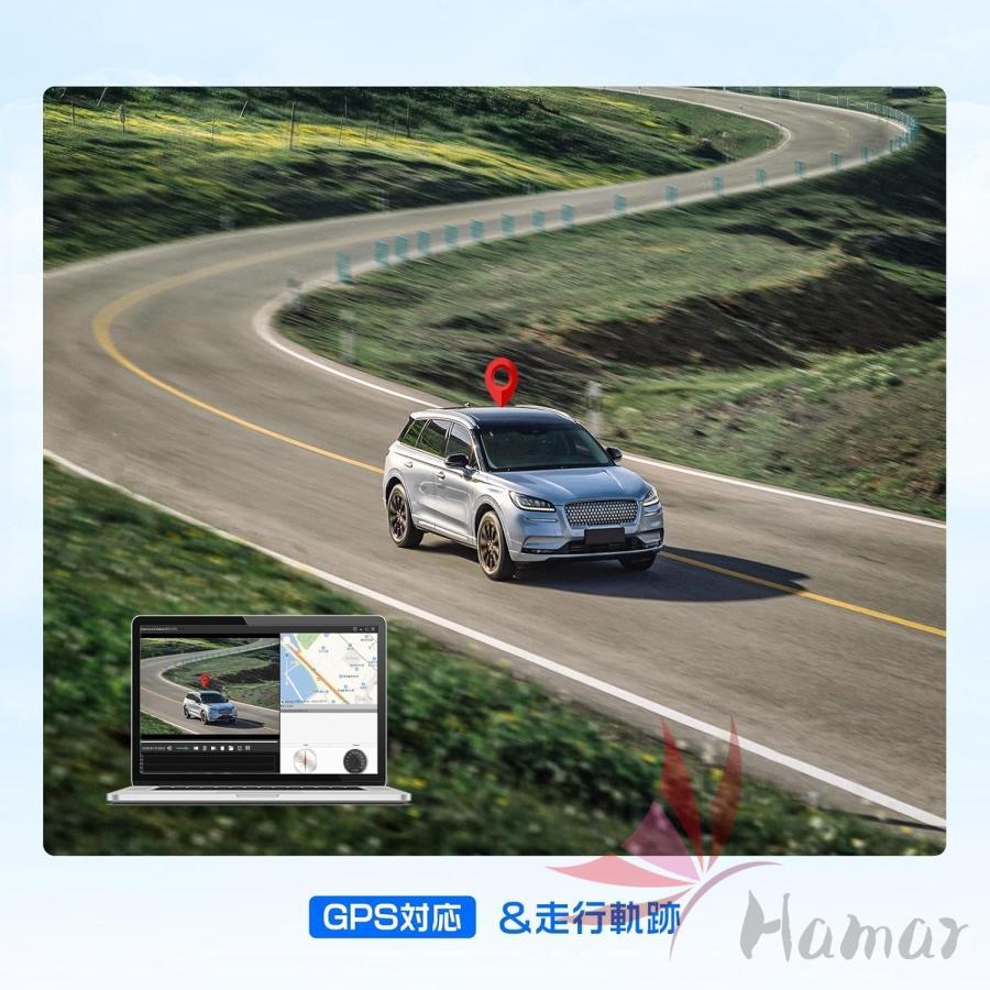 2026最新 ドライブレコーダー ミラー型 4K 超清 Type-C 11インチ 前後