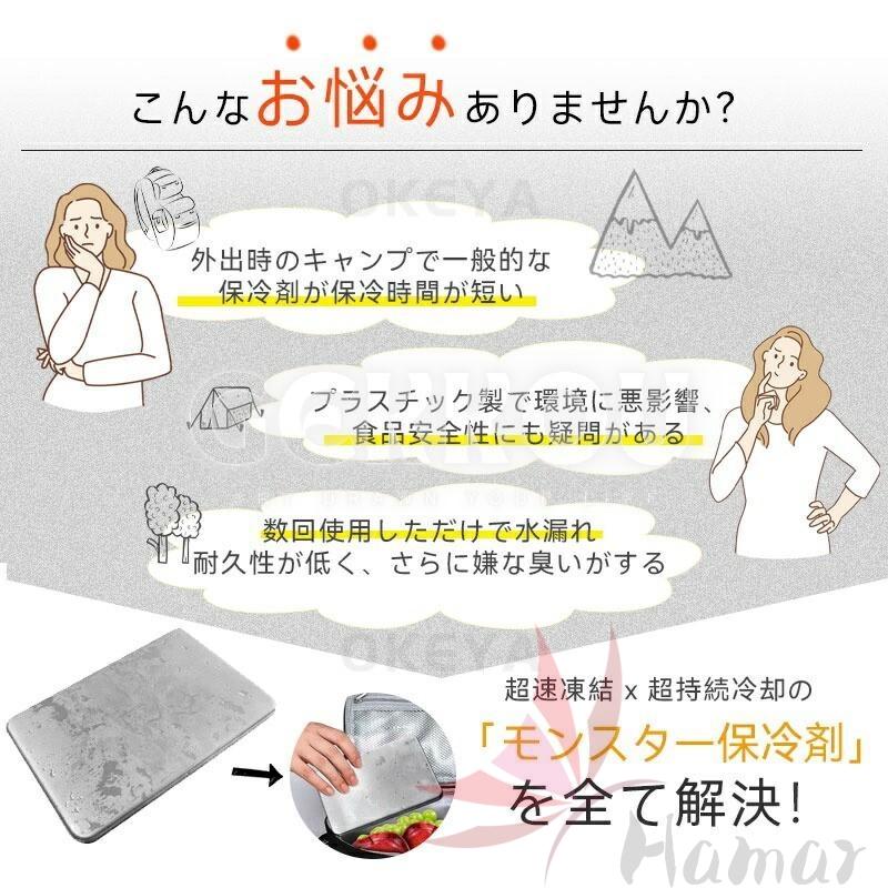 【超コンパクト！ 】 モンスター保冷剤 保冷剤 ステンレス モンスター 保冷 保冷剤 ステンレス製 保冷剤 最強 アイスパック 304 1個 2個 4個 コンパクト 強力 |  | 01