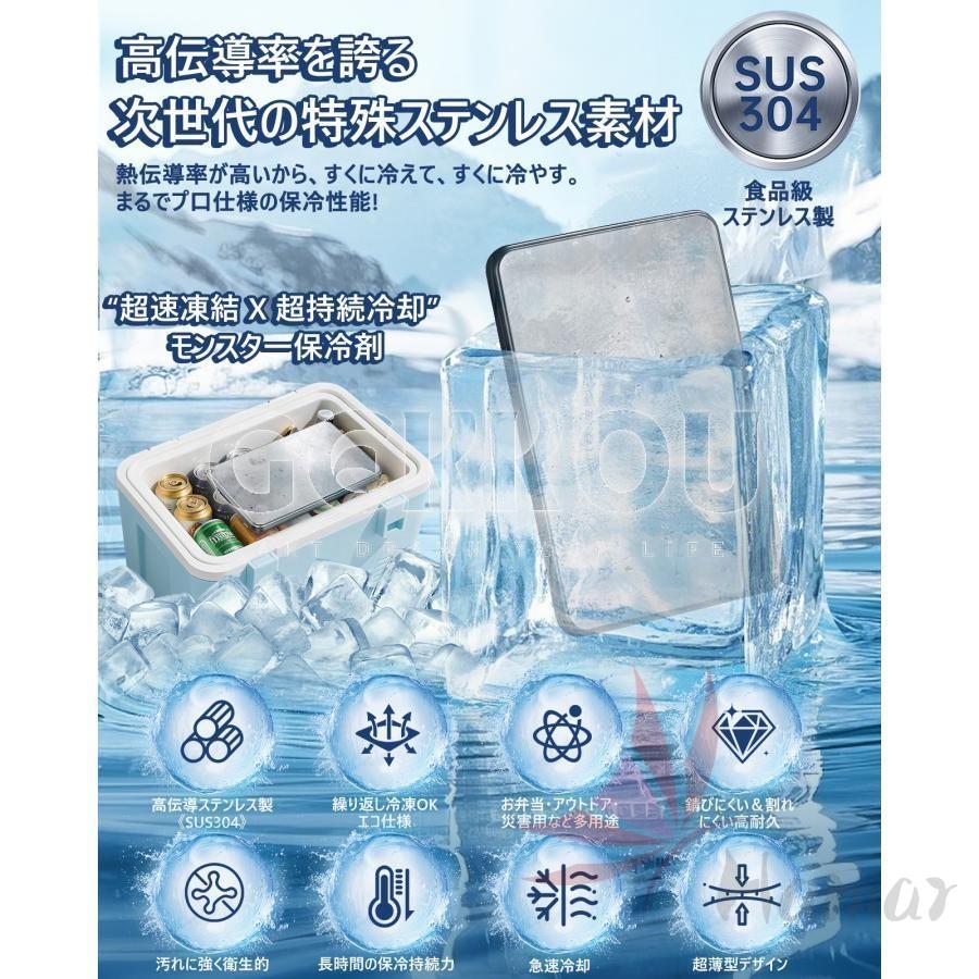 【超コンパクト！ 】 モンスター保冷剤 保冷剤 ステンレス モンスター 保冷 保冷剤 ステンレス製 保冷剤 最強 アイスパック 304 1個 2個 4個 コンパクト 強力 |  | 03