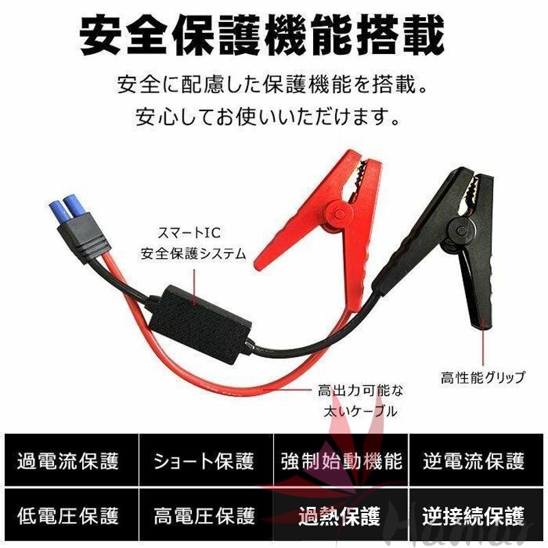 進化版 ジャンプスターター ポータブル電源 大容量 12V 79800mAh 緊急始動 車用品 モバイルブースター 急速充電 安全保護 モバイルバッテリー おすすめ 防災対策 |  | 13