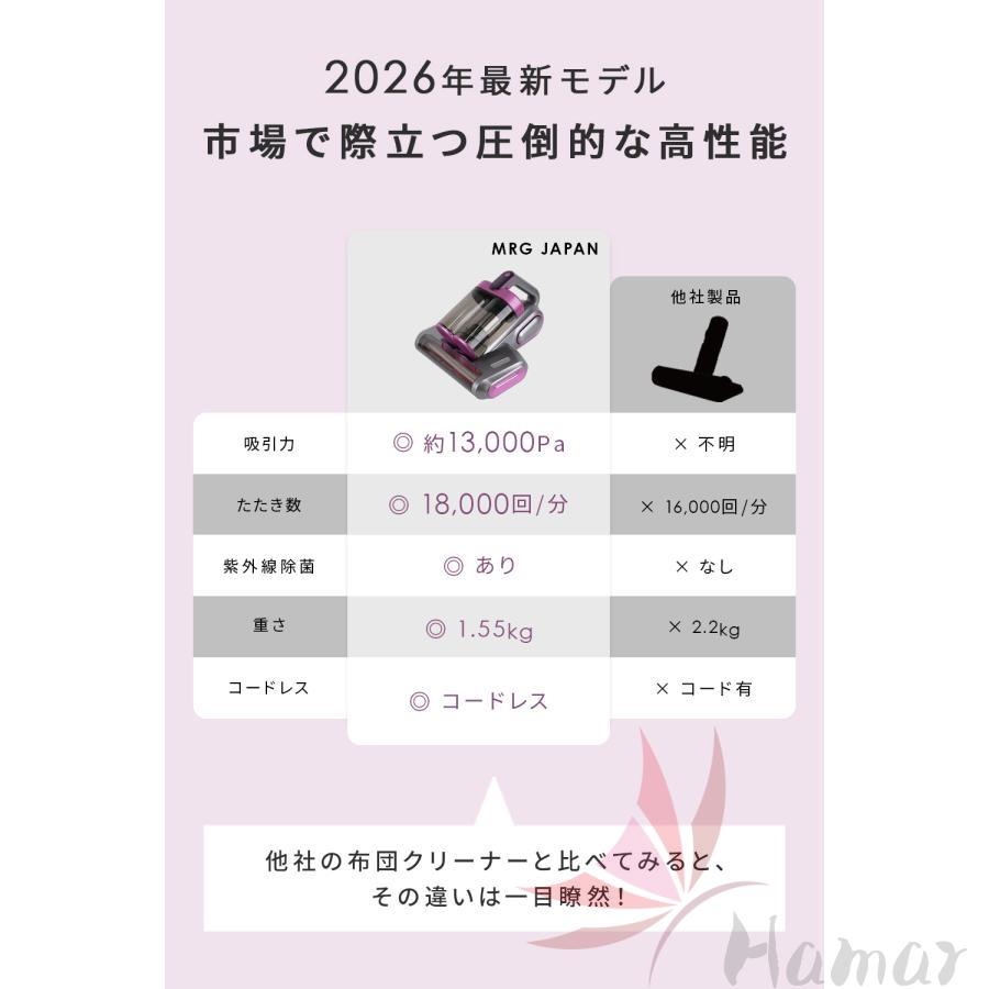 強化版 新型2026モデル 布団クリーナー UV除菌 ダニ取り ホコ除去 掃除