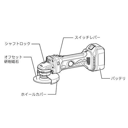 特売 マキタ ディスクグラインダ18V 100mm スライドスイッチ型