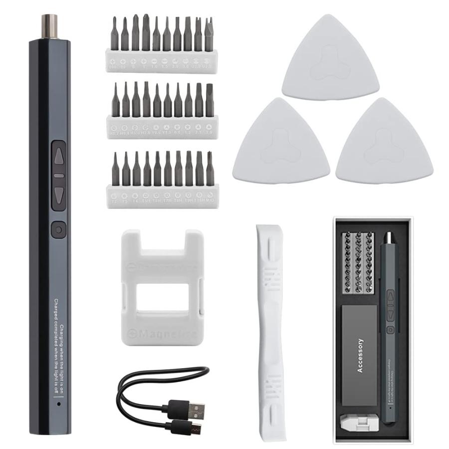 LEDライト付き 便利な 小型の電動精密ドライバー Amazon | Kingsdun 電動精密ドライバー ドライバー 電動 小型