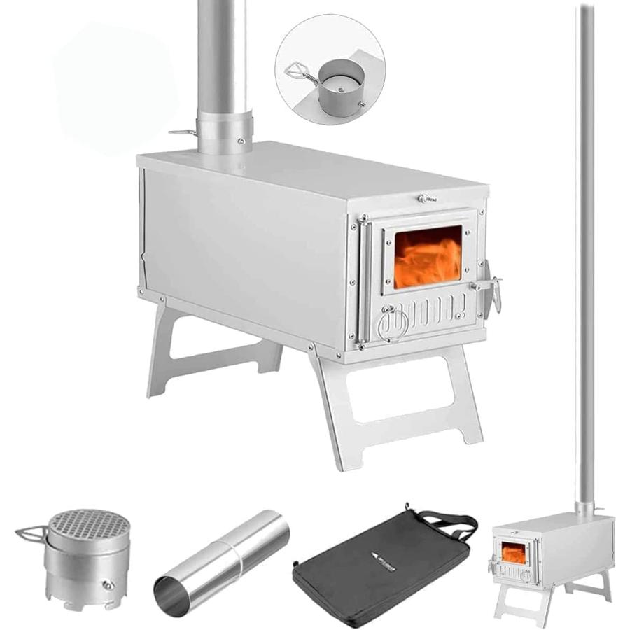 3F UL GEAR キャンプ 薪ストーブウッドストーブ 2.5M煙突 軽量  