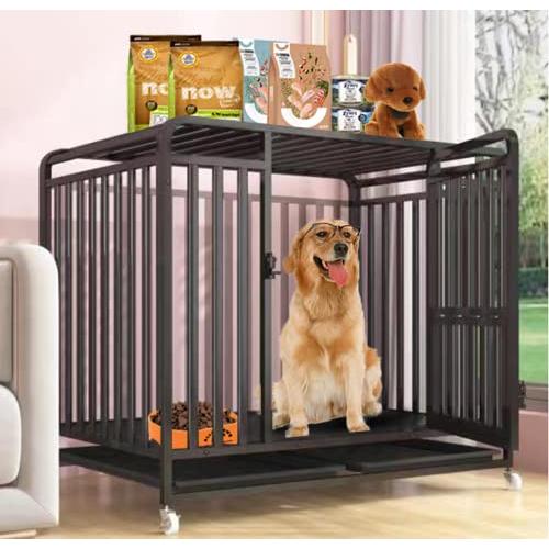 ペットケージ カゴ ドッグクレート 大型犬 中型犬 トイレ ノイズ防止 4