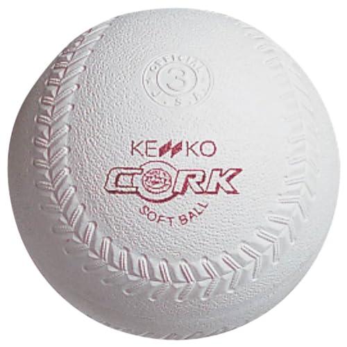 単品 ナガセケンコー(KENKO) 新ケンコーソフトボール3号 コルク芯 1箱(6個) S3C-NEW｜le-ciel-3rd-store｜02