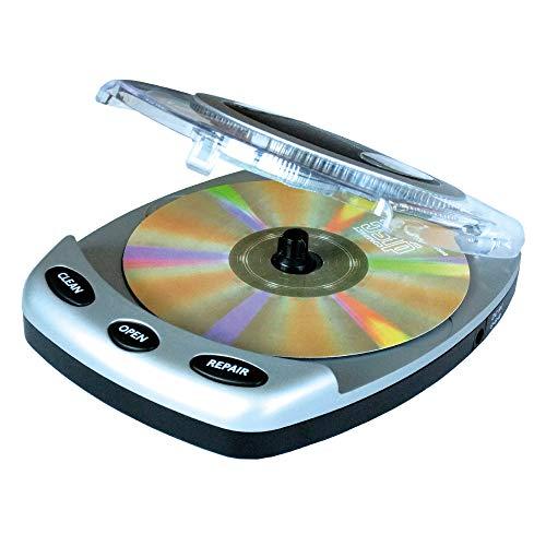 質重視 RI-JAPAN 電動式ディスクリペアキット CD/DVDディスクのキズを磨いて修復 ディスクの汚れ落とし・ディスク研磨 オートストップ機能付 DRK-12A
