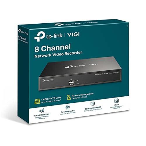 VIGI NVR TP-Link VIGI 8チャンネル ネットワーク ビデオ レコーダー スマートフォン アプリ 対応 監視システム H.265+ 80Mbps ONVIF 【車中泊】 準拠 メーカー