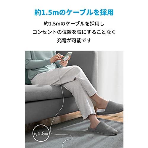 Anker PowerWave Magnetic Pad Lite with USB急速充電器（マグネット式ワイヤレス充電器） iPhone 14シリーズ対応 USB急速充電器付属 ホワイト｜le-ciel-3rd-store｜04