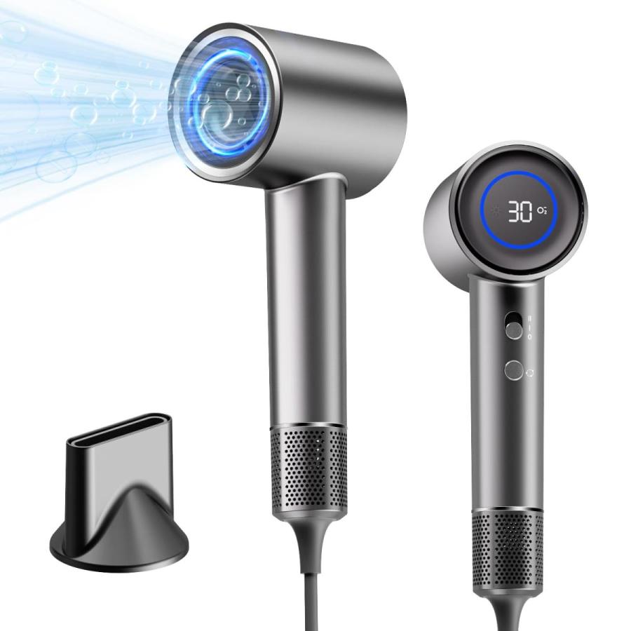 ドライヤー 超大風量 速乾 ブラシレスDCモーター 温風と冷風自動切替 美髪