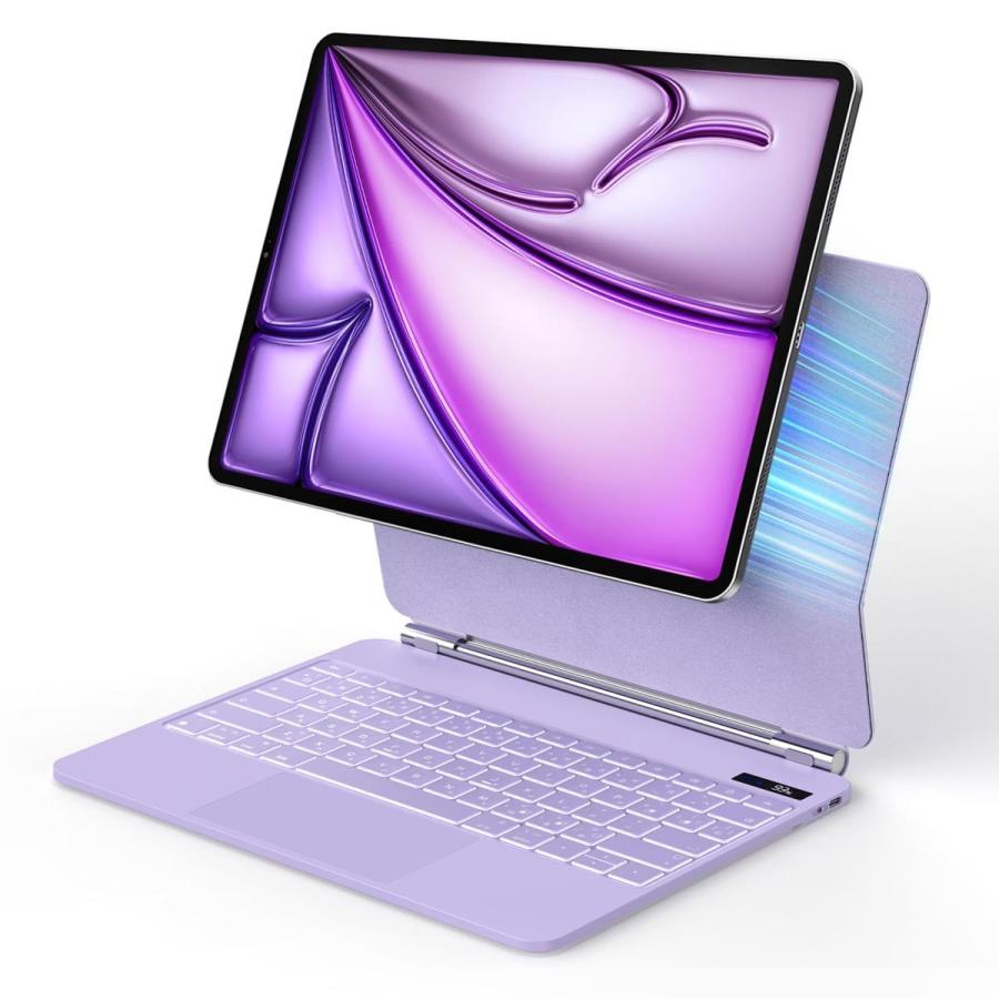 Color:紫 i-Padマジックキーボード 2024 iPad Air 13インチ (M2 Color:紫 i-Padマジックキーボード 2024 iPad Air 13インチ (M2