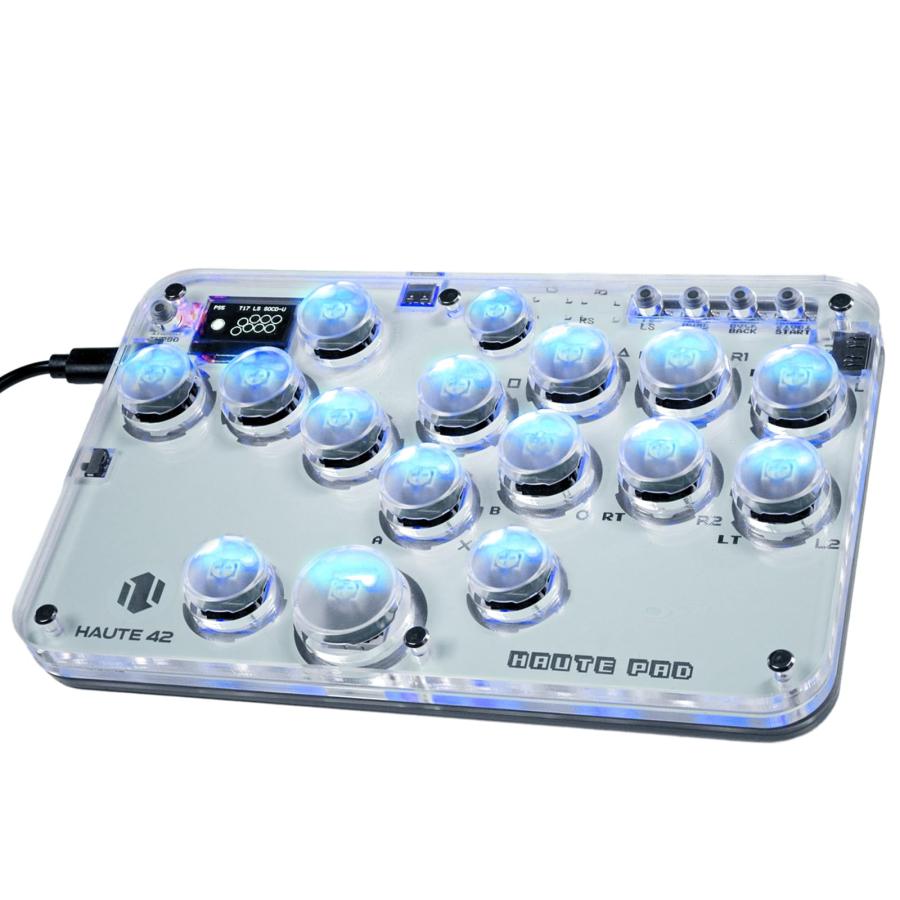 レバーレスアーケードコントローラー 超薄型オールボタンアケコン FOR 