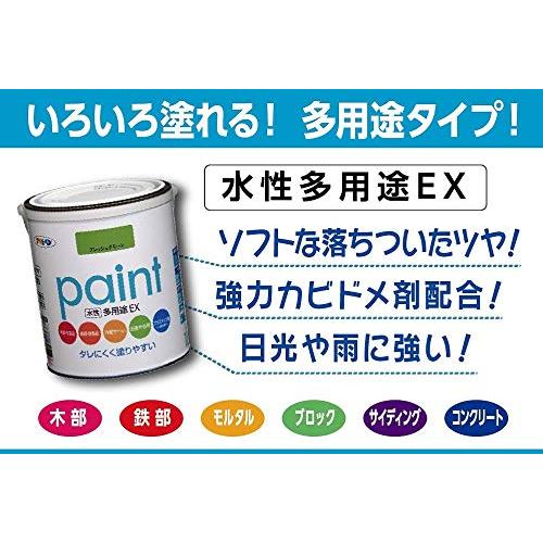 アサヒペン アサヒペン 水性多用途ＥＸ ３Ｌ こげ茶 ６缶セット - www