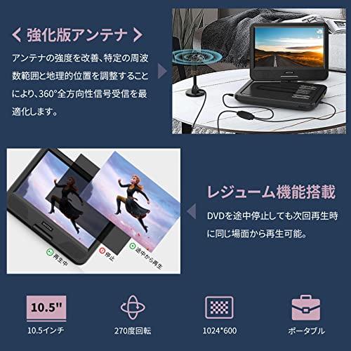 が大特価！が大特価！WONNIE フルセグポータブルdvdプレーヤー 12.5型