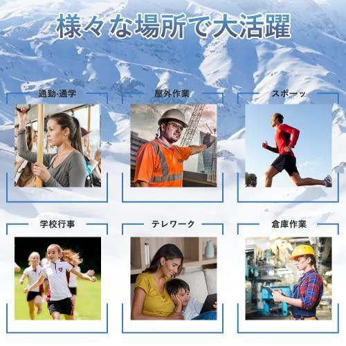 ❤️大人気❤️ネッククーラー【急速冷却！12000mAh大容量バッテリー】 2025年最新 首掛け扇風機 ネッククーラー 大容量バッテリー